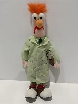 Authentic Disney Store Muppets Beaker Plush Doll 16” Lab Coat W/Original Tags • $115