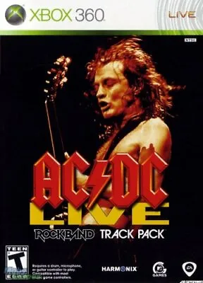 NEW Xbox 360 AC/DC Live Rock Band Track Pack Game Guitar Hero SEALED • $15.96
