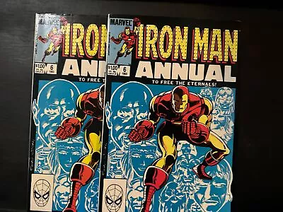 Iron Man Annual #6 Direct (1983 Marvel Comics) To Free The Eternals • £2.41