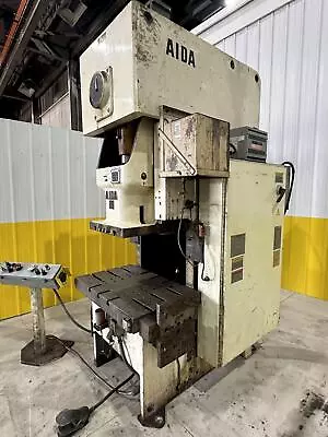 88 Ton Aida Model #nc1-80(2) Gap Frame Press 6.3  Stroke: Stock #20264 • $24500