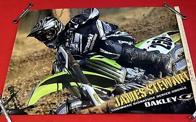 $49 • Buy Vintage Motocross Kawasaki James Bubba Stewart Supercross Mx Fox Racing Jt Mx