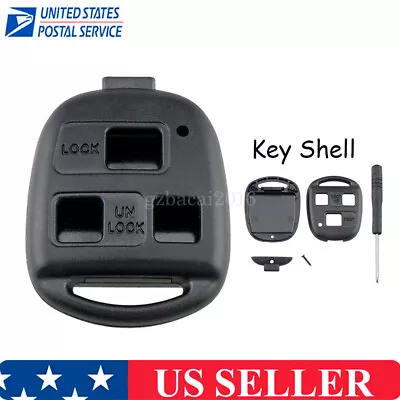$8.59 • Buy For Lexus RX350 RX330 ES300 GX470 Remote Key Fob Shell Case Cover + Screw Driver
