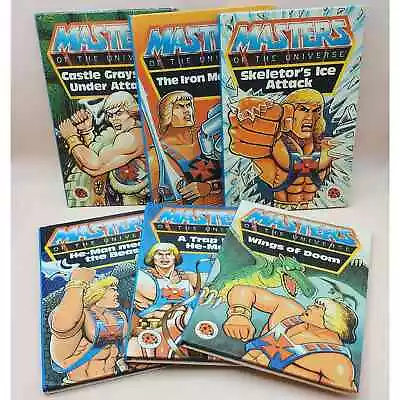 Masters Of The Universe MOTU Vintage 1980s 6x Lot HE-MAN LADYBIRD Books From UK • $79.99