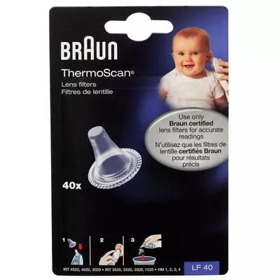 Braun Thermoscan Lens Filter 40 Filters • $31.42