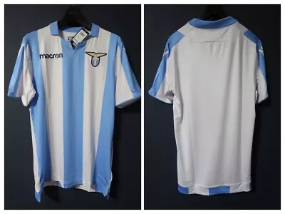 Lazio Macron 100% Authentic Player Issue Jersey Shirt 2017-2018 Home BNWT  • $59.99