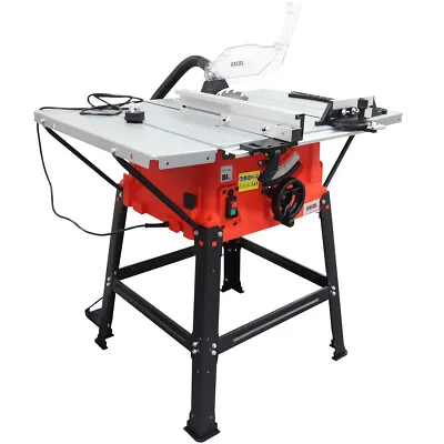 Excel 1800W 10  250mm Bench Table Saw With Legstand Side Extensions & Blade 240v • £124