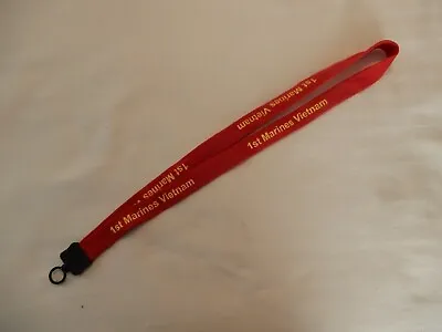 USMC Military Lanyard For ID Or Key Chain ~ 1st Marines Vietnam • $4.25