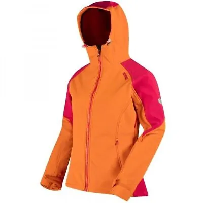 Regatta Desoto III Womens Warm Lined Hooded Softshell Jacket Coat RRP £110 • £19.99