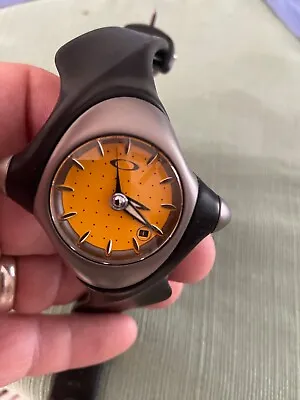 Oakley Bullet Yellow Titanium Wristwatch • $600