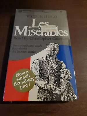 Vintage Victor Hugo Les Miserables Read Christopher Cazenove Audiobook Cassette • $14.99