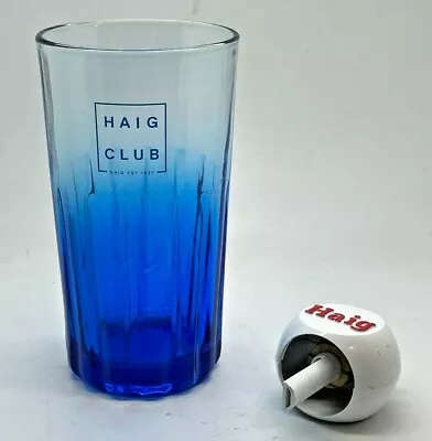 £19.99 • Buy Haig Club Whisky Glass & Bottle Pourer - Pub Bar Whiskey Home Beckham Spirit