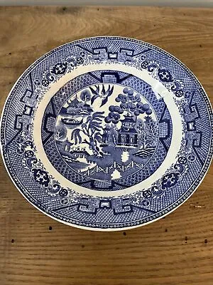 Vintage Societe Ceramique Maastricht Blue Willow 8.75” Round Bowl Holland • $17.99