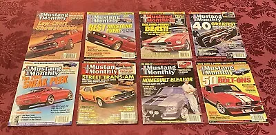 Lot Of 8 Back Issues MUSTANG MONTHLY Magazines Nov 1996 - May 2007 • $14