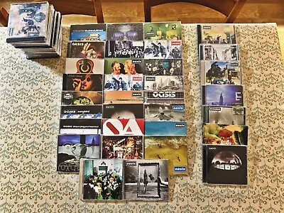 OASIS Cd Collection: 50 CDs! Nearly Everything Ever Made With RARE Singles💿🔥🎸 • £199