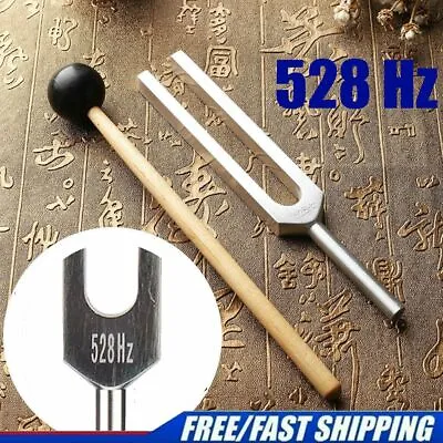 US 528HZ Aluminum Medical Tuning Fork Chakra Hammer Ball Diagnostic + Mallet Set • $12.21