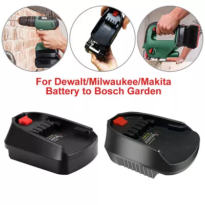 For Dewalt/Milwaukee/Makita Battery To Bosch Garden Green Power Tools • $22.59