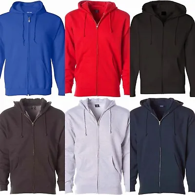 New Men's Full Zip Hoodies Size: S To 2xl (Closeout Deal) • $8.99