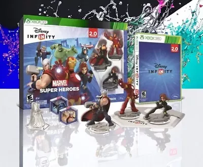 Disney Infinity 2.0 Marvel Super Heroes Xbox 360 Starter Pack AVENGERS GAME NEW  • $23.96