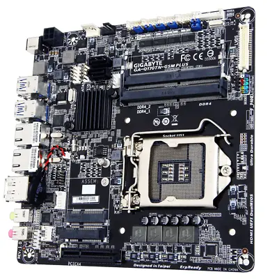 Gigabyte GA-Q170TN-GSM PLUS Thin Mini-ITX Motherboard Intel Q170 Express Chipset • $40