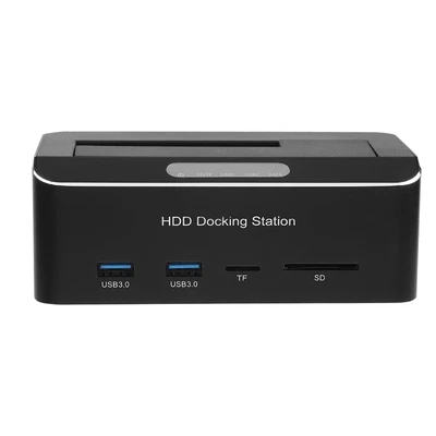 £32.89 • Buy USB3.0 To Hard Drive Docking Dock Station For 2.5'/3.5' HDD /TF