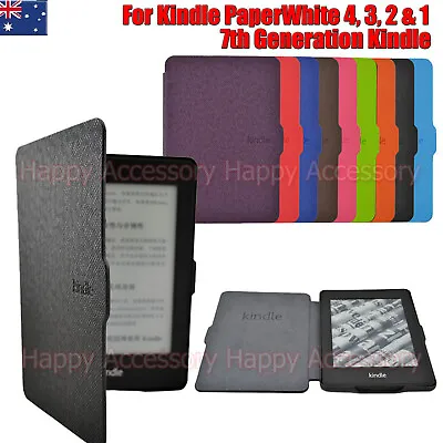 $15.99 • Buy Slim Case Cover For Amazon 7th Kindle 2014,8th 2016, Kindle Paperwhite 5,4,3,2,1