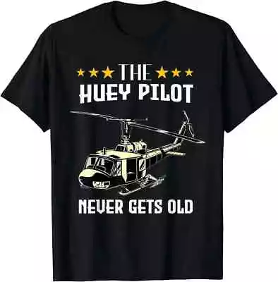 New Uh1 Huey Helicopter Pilots Vietnam Veteran Huey Pilot Funny T-Shirt USA Tee • $18.99