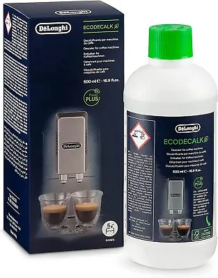$38.99 • Buy DeLonghi EcoDecalk DLSC500 Natural Descaler For Coffee Machines | 500ML Pack AU
