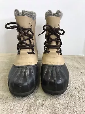 Sorel Caribou II NM1000-280 Waterproof Boots Mens Size 8 Insulated Winter Snow • $65