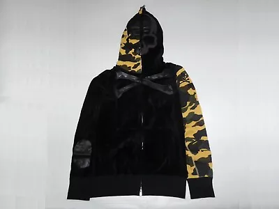 12495 Mastermind Japan X Bape Velvet Hoody 1st Camo Yellow S • $810