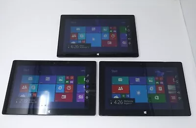 Lot Of 3 Working Surface RT 64GB 10.6  Quad Core A-9 Tablets • $99.99