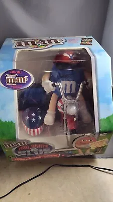 £24.72 • Buy Red White & Blue M&M's M&Ms USA Motorcycle Dispenser Mars Chocolate No Candy 