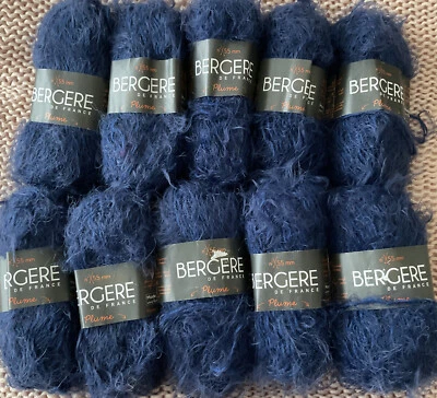£30 • Buy Bergere De France Plume 10 X 50g Balls Shade Satellite