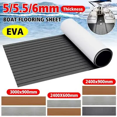 $86.99 • Buy AU EVA Foam Faux Teak Boat Decking Sheet Sea Deck Marine Yacht Boat Flooring Mat