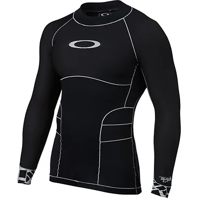 Oakley Mens Blade Compression Active Top Surf Wetsuit Jet Black Size Medium • $132