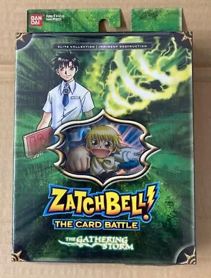 ZatchBell! The Card Battle Gathering Storm; Imminent Destruction DECK Anime TCG • $19.99