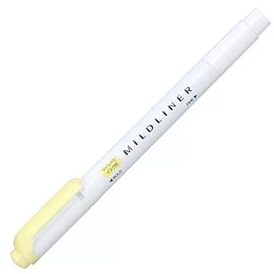 Zebra Mildliner Marker Pen : Mild Yellow • $2.95