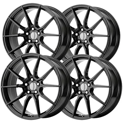 (Set Of 4) Replica PR193 GT350 20x9 5x4.5  +30mm Gloss Black Wheels Rims • $1019.96