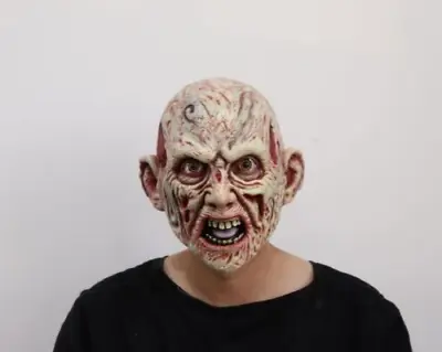 Scary Zombie Halloween Mask Latex Horror Fancy Dress Costume Accessory • £13.99