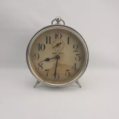 Big Ben Westclox Alarm Clock Peg Leg Style 1 Works Vintage Antique • $99.99