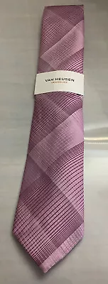 Van Heusen Men's Neck Tie One Size Traveler Purple New • $13.99