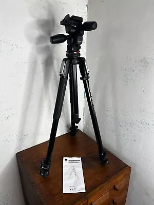 Manfrotto Tripod (MT190X3) With Head - Aluminum • $165