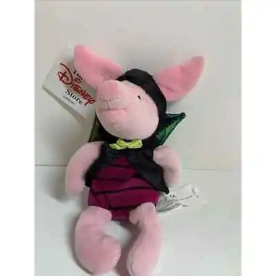 Disney Store Plush Mini Bean Bag Piglet Winnie The Pooh Dressed As A Bat 8  • $20