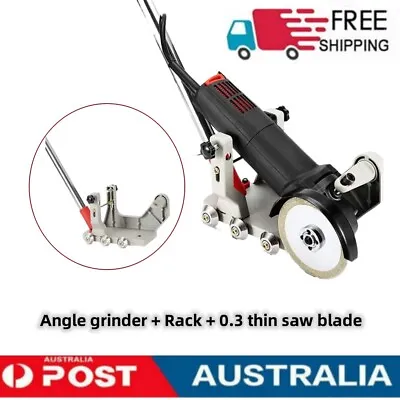 Angle Grinder Stand Cutting Bracket For Electric Tile Cleaning W/ Saw Blade • $71.55