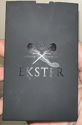 AUTHENTIC Ekster Aluminum Card Holder Wallet - Black - NEW & SEALED • $47