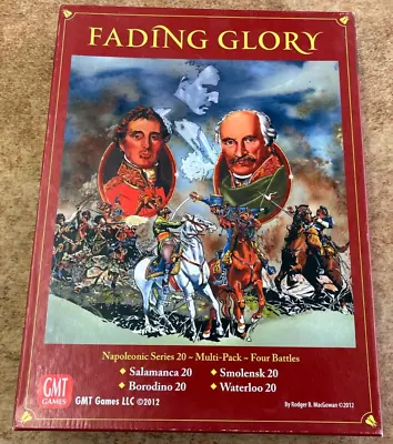 GMT Games Fading Glory 2012 Napoleonic MacGowan Board Game • £150