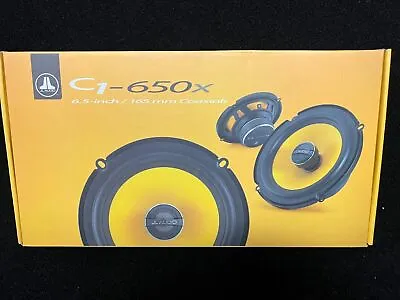 JL AUDIO C1-650x 6.5  Coaxial Car Speakers Aluminum Dome Tweeters NEW C1650x • $129.65