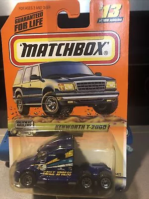 Matchbox KENWORTH T-2000 #13 Of 100 Series 3 Highway Haulers 1999 • $8