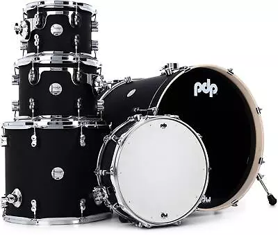 PDP Concept Maple 5-piece Shell Pack - Satin Black • $899.99