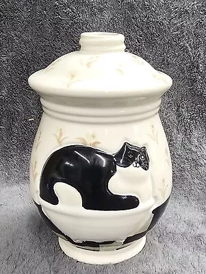 Springs Warren Kimble Black Tuxedo Fat Cat Ceramic Soap Dispenser  No Top • $17.99