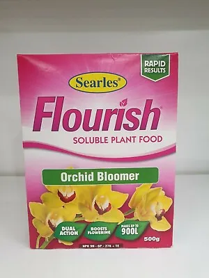$13.49 • Buy Outdoor Garden Fertiliser Searles Flourish Flowers Orchid Bloom Plant Food 500g